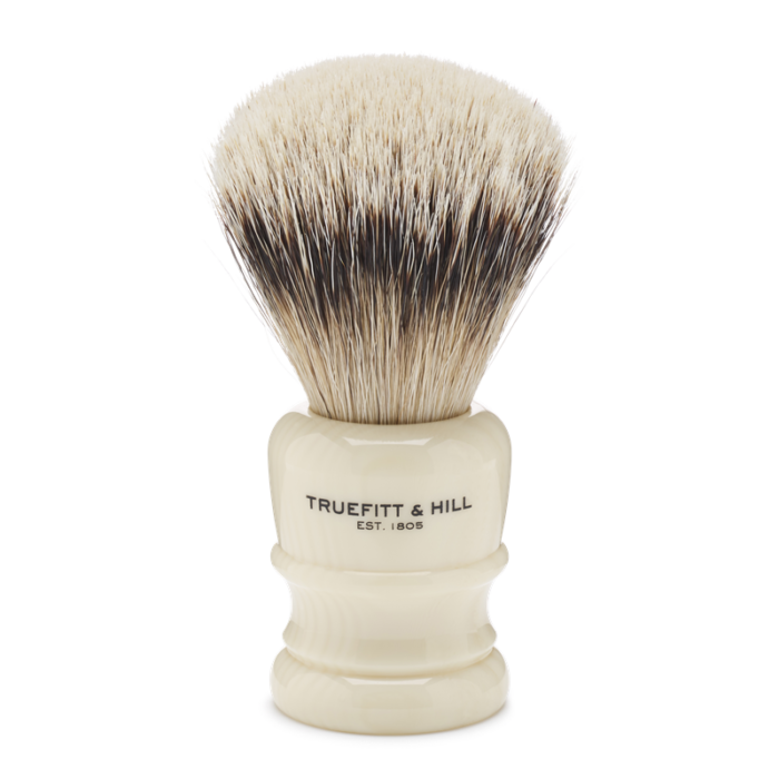 Truefitt & Hill Rasierpinsel Silberspitz Wellington Faux Ivory